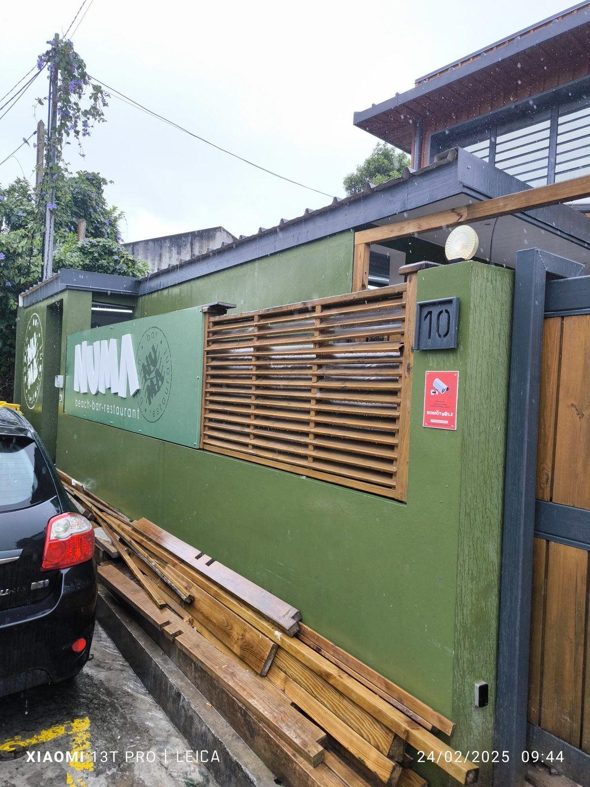 Chantier Restaurant NUMA — Vidéosurveillance en Martinique